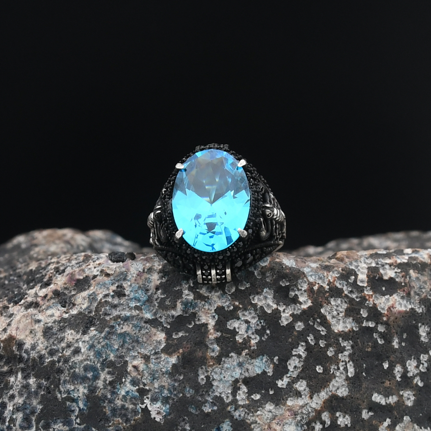 Akrep Figürlü Gümüş Yüzük