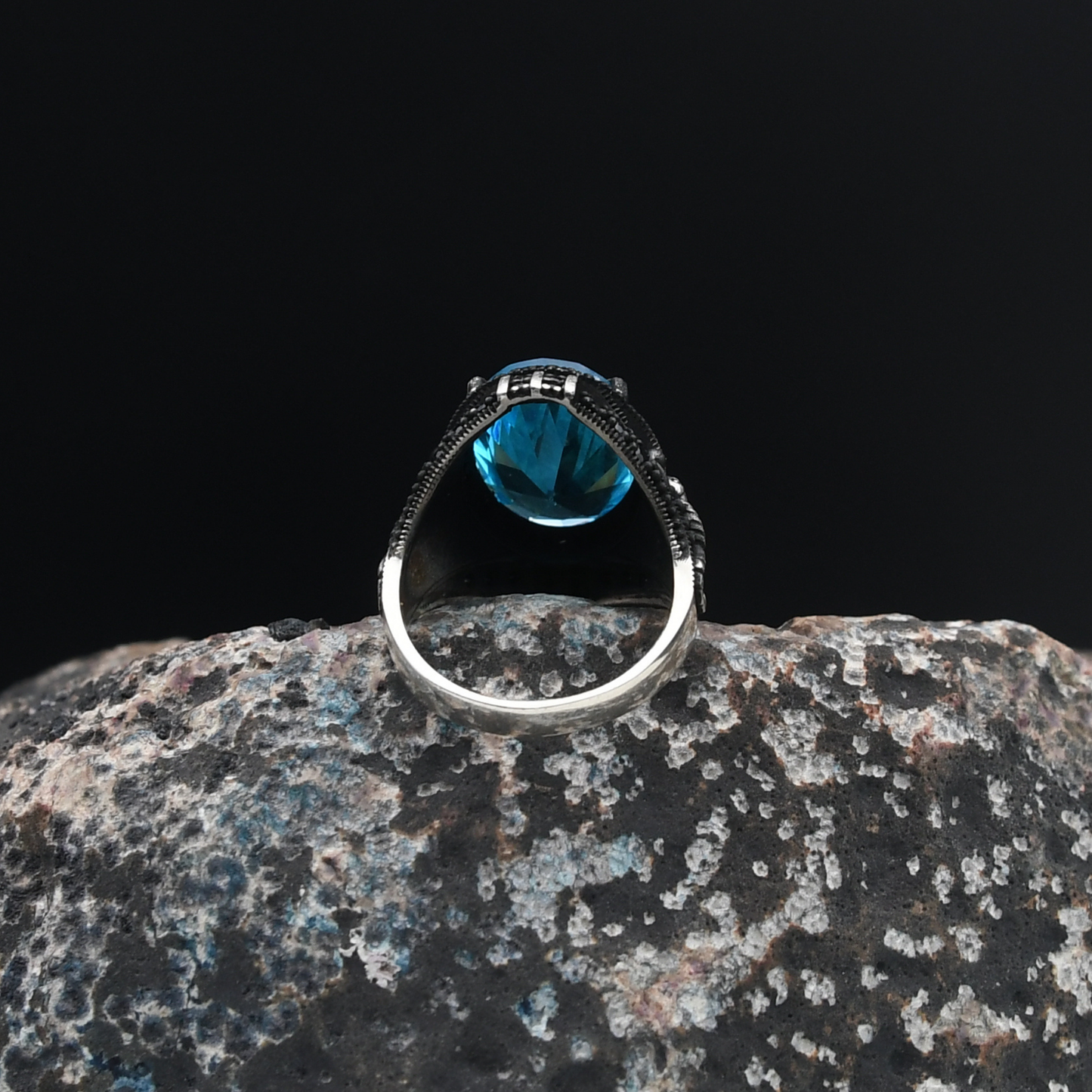 Akrep Figürlü Gümüş Yüzük