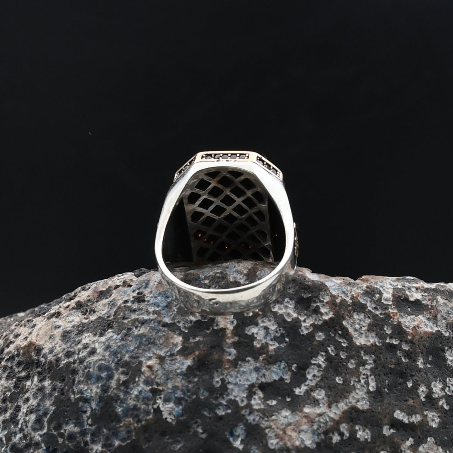 Aslan Figürlü Gümüş Yüzük